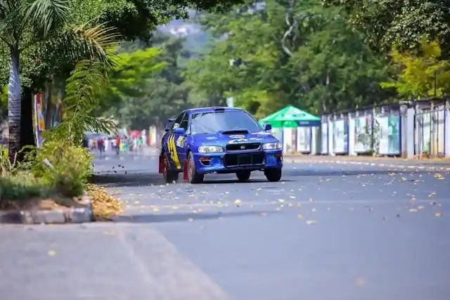 Private road transfer through Kenya landscape
